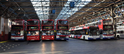 Bus depot | Credit: Robert C. Jones